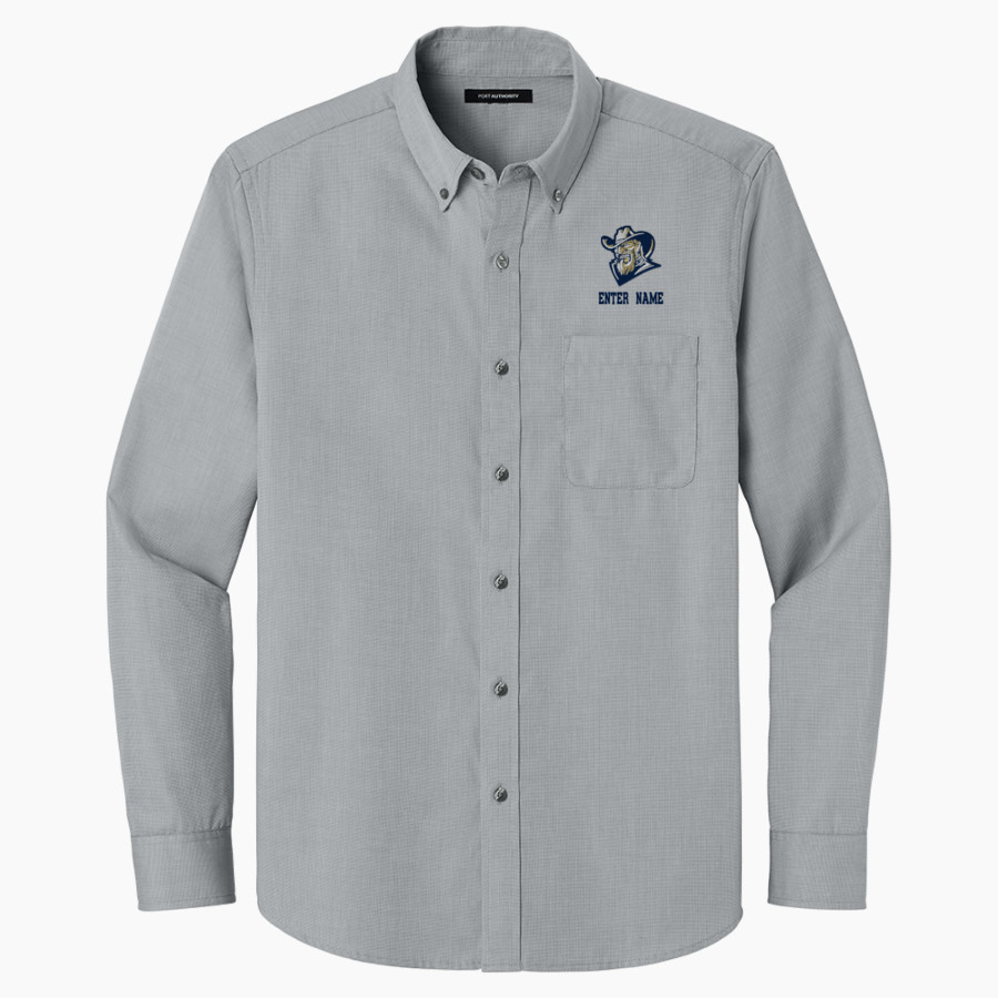 Grant Yankees <span class="pdp-name-mascot">Grant Yankees</span> Port Authority Long Sleeve Nailhead Easy Care Shirt