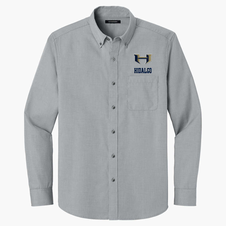HIDALGO EARLY COLLEGE HIGH SCHOOL PIRATES <span class="pdp-name-mascot">HIDALGO EARLY COLLEGE PIRATES</span> Port Authority Long Sleeve Nailhead Easy Care Shirt
