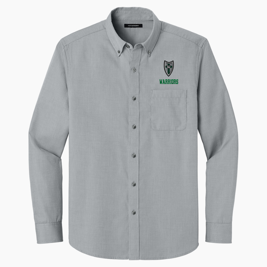 West Lutheran Warriors <span class="pdp-name-mascot">West Lutheran Warriors</span> Port Authority Long Sleeve Nailhead Easy Care Shirt