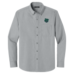 UCS Bobcats <span class="pdp-name-mascot">Underhill Central School Bobcats</span> Port Authority Long Sleeve Nailhead Easy Care Shirt Front Thumbnail