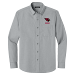 PLAINFIELD HIGH SCHOOL CARDINALS <span class="pdp-name-mascot">PLAINFIELD CARDINALS</span> Port Authority Long Sleeve Nailhead Easy Care Shirt Front Thumbnail