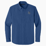 ST BERNARD PREP SAINTS <span class="pdp-name-mascot">ST BERNARD PREP SAINTS</span> Port Authority Long Sleeve Nailhead Easy Care Shirt Front Thumbnail