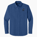 MacArthur Elementary Mustangs Port Authority Long Sleeve Nailhead Easy Care Shirt Front Thumbnail