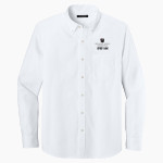 Belmont Abbey College The Official Store of the Crusaders Port Authority Long Sleeve Nailhead Easy Care Shirt Front Thumbnail