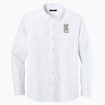 Evans Cougars Port Authority Long Sleeve Nailhead Easy Care Shirt Front Thumbnail