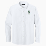 WEST MONONA HIGH SCHOOL SPARTANS Port Authority Long Sleeve Nailhead Easy Care Shirt Front Thumbnail