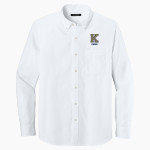 KINGFISHER HIGH SCHOOL YELLOWJACKETS <span class="pdp-name-mascot">KINGFISHER YELLOWJACKETS</span> Port Authority Long Sleeve Nailhead Easy Care Shirt Front Thumbnail