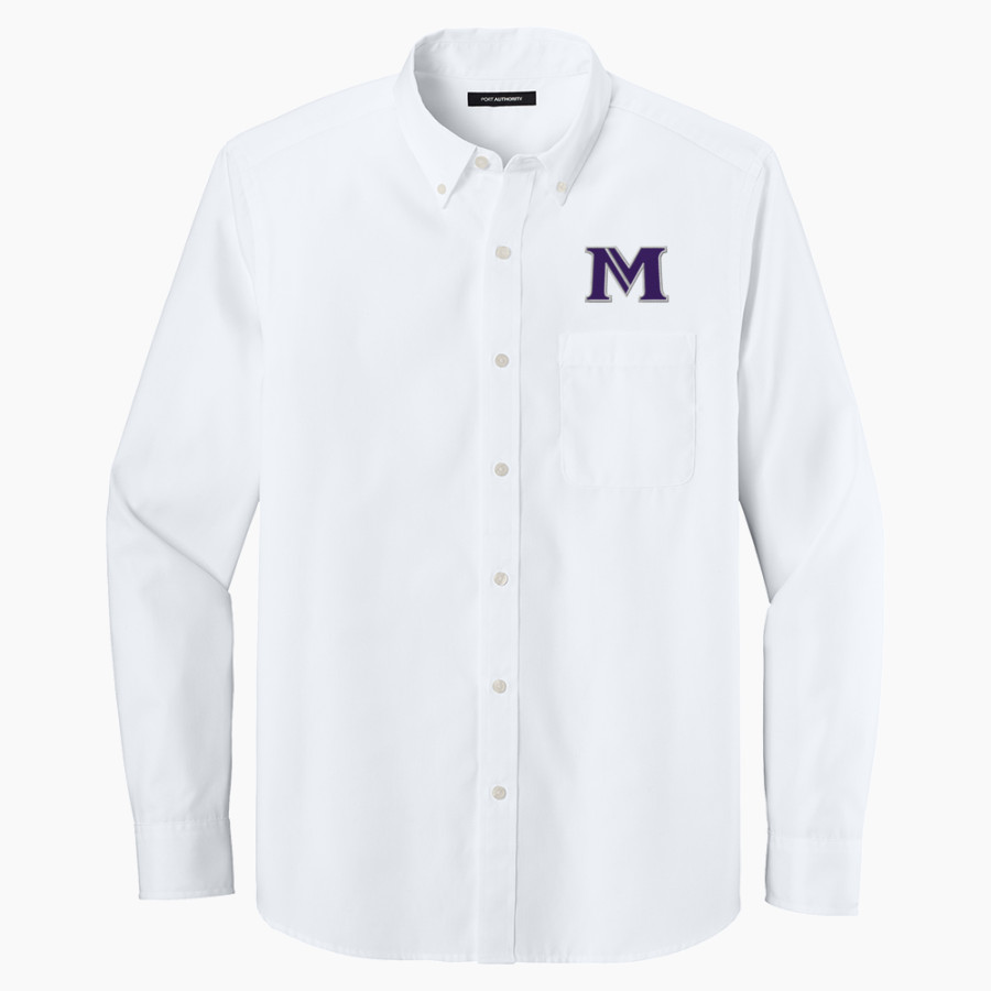 Panther Locker Spirit Wear Store <span class="pdp-name-mascot">THE MASTERS PANTHERS</span> Port Authority Long Sleeve Nailhead Easy Care Shirt