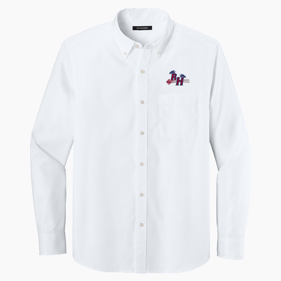 BETH HAVEN CHRISTIAN School Online Apparel Store <span class="pdp-name-mascot">BETH HAVEN CHRISTIAN BEARCATS</span> Port Authority Long Sleeve Nailhead Easy Care Shirt