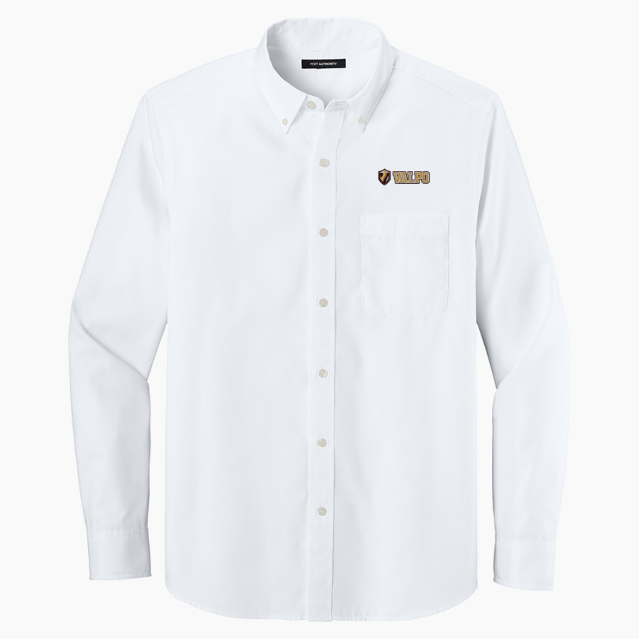 Valparaiso Beacons <span class="pdp-name-mascot">Valparaiso Beacons</span> Port Authority Long Sleeve Nailhead Easy Care Shirt