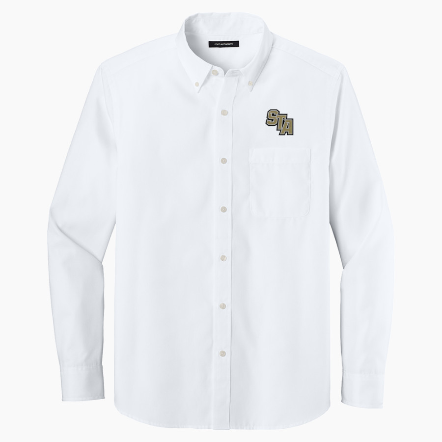 St. Thomas Aquinas The Official Store of the Knights <span class="pdp-name-mascot">SAINT THOMAS AQUINAS HIGH KNIGHTS</span> Port Authority Long Sleeve Nailhead Easy Care Shirt
