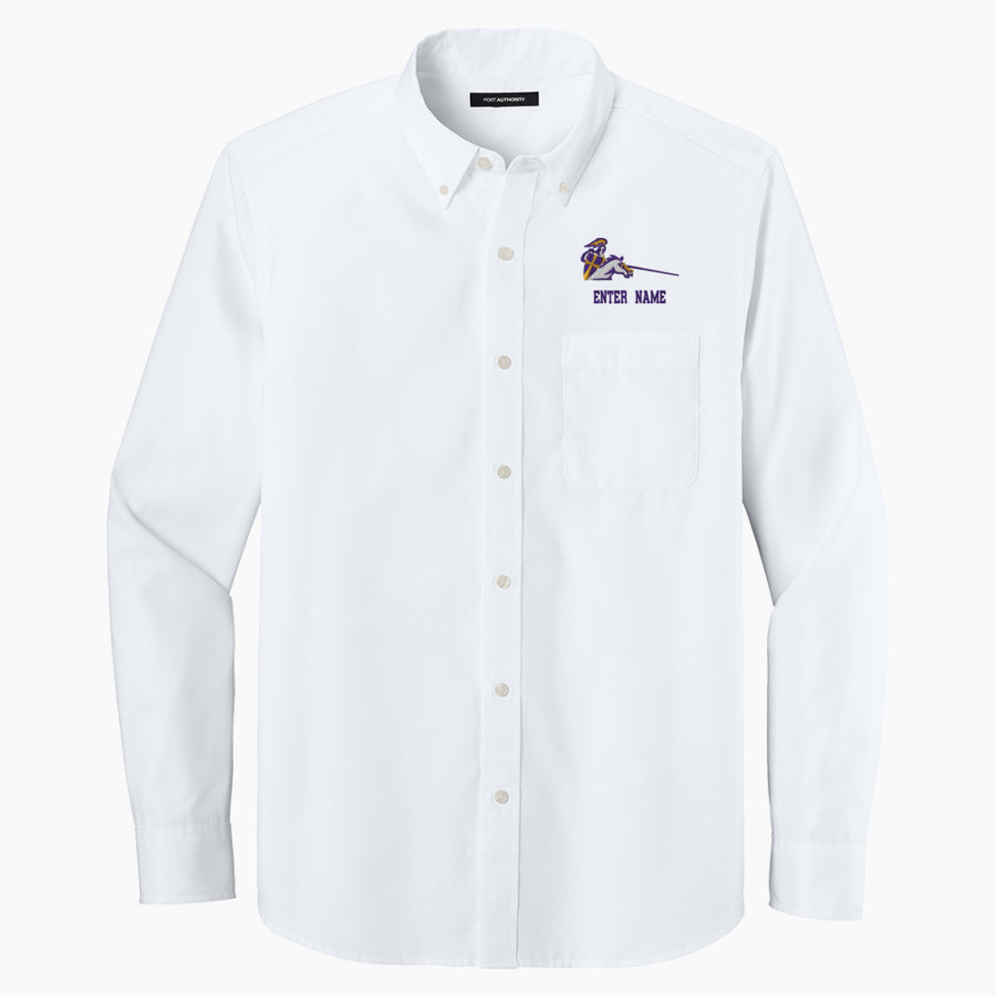 LANCASTER CATHOLIC HIGH SCHOOL CRUSADERS <span class="pdp-name-mascot">LANCASTER CRUSADERS</span> Port Authority Long Sleeve Nailhead Easy Care Shirt