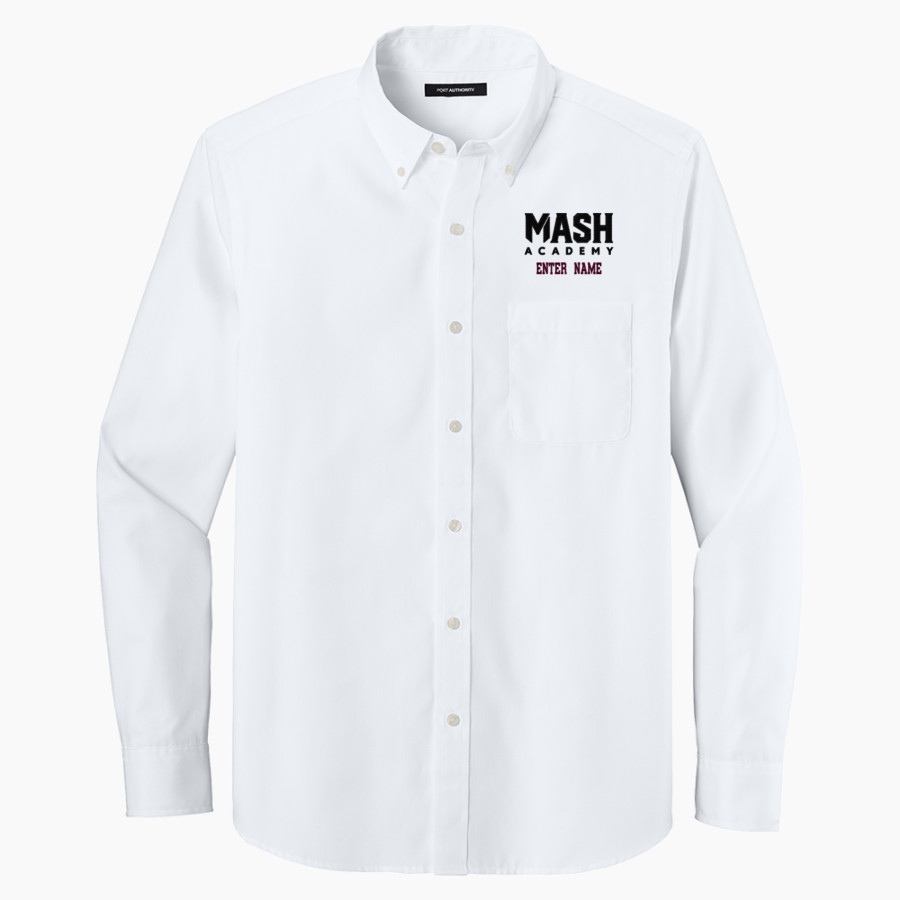 Mash Athletics <span class="pdp-name-mascot">Minnesota Mash Baseball Club</span> Port Authority Long Sleeve Nailhead Easy Care Shirt