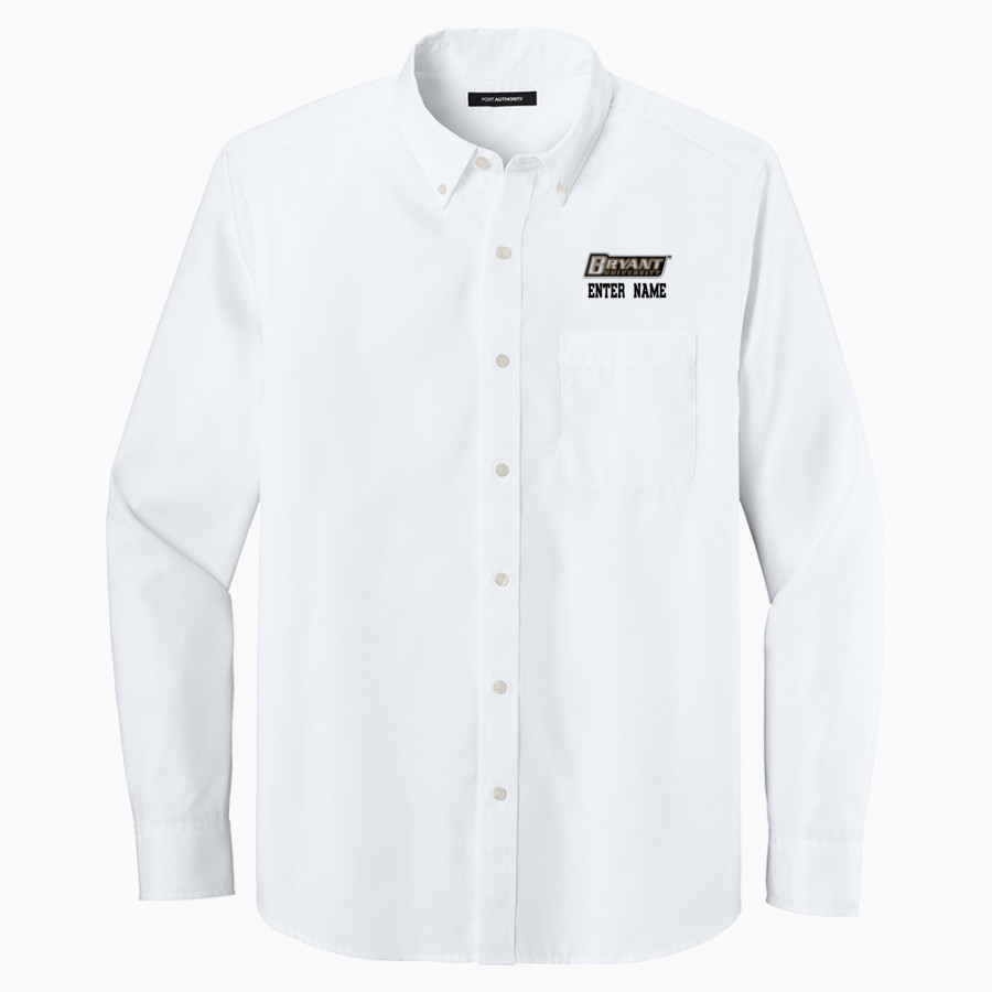 Bryant Bulldogs <span class="pdp-name-mascot">Bryant Bulldogs</span> Port Authority Long Sleeve Nailhead Easy Care Shirt