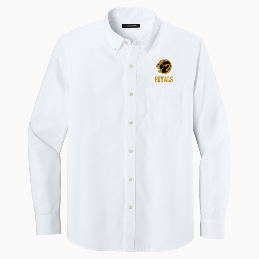 LYNNWOOD HIGH SCHOOL ROYALS <span class="pdp-name-mascot">LYNNWOOD ROYALS</span> Port Authority Long Sleeve Nailhead Easy Care Shirt