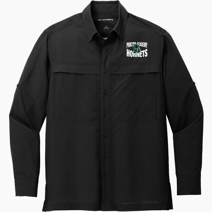 PROCTOR ACADEMY HORNETS <span class="pdp-name-mascot">PROCTOR ACADEMY HORNETS</span> Port Authority Men's UV Daybreak Long-Sleeve Shirt
