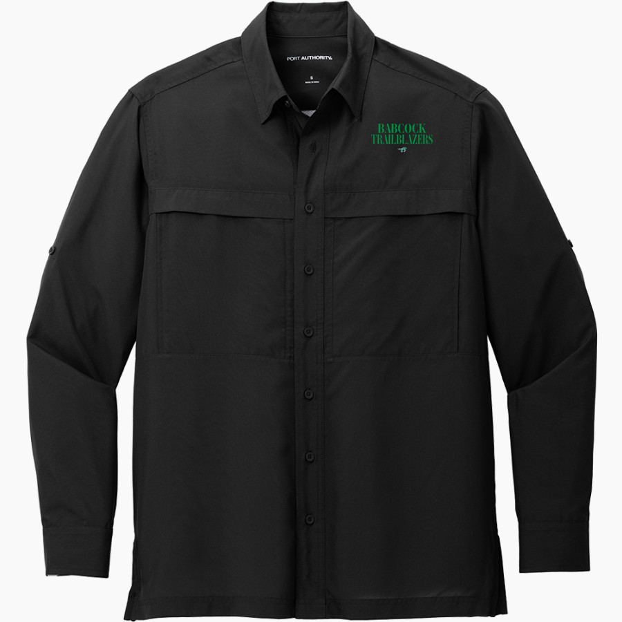 Babcock Trailblazers <span class="pdp-name-mascot">Babcock High School Trailblazers</span> Port Authority Men's UV Daybreak Long-Sleeve Shirt