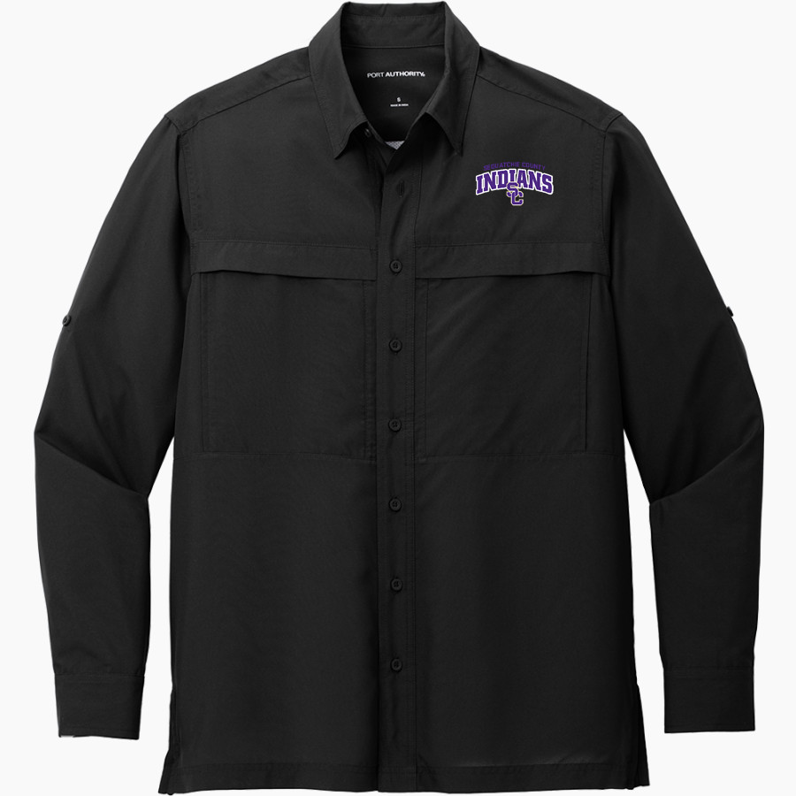 SEQUATCHIE COUNTY HIGH SCHOOL INDIANS <span class="pdp-name-mascot">SEQUATCHIE COUNTY INDIANS</span> Port Authority Men's UV Daybreak Long-Sleeve Shirt