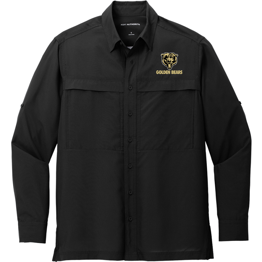 MAHANOY AREA JR./SR. HIGH SCHOOL GOLDEN BEARS <span class="pdp-name-mascot">MAHANOY JUNIOR SENIOR GOLDEN BEARS</span> Port Authority Men's UV Daybreak Long-Sleeve Shirt