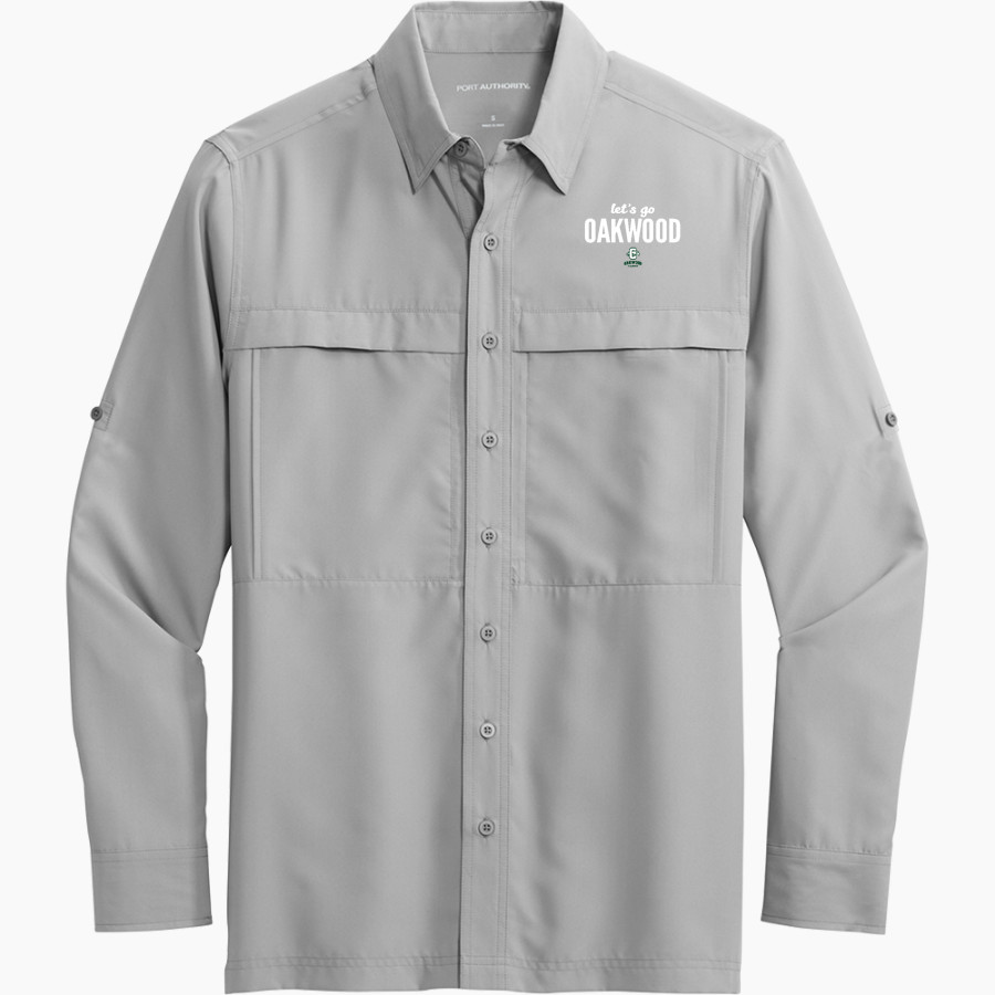 Oakwood Hawks <span class="pdp-name-mascot">Oakwood Hawks</span> Port Authority Men's UV Daybreak Long-Sleeve Shirt