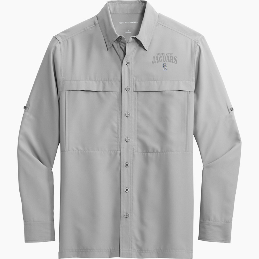 SOUTH EAST HIGH SCHOOL JAGUARS <span class="pdp-name-mascot">SOUTH EAST JAGUARS</span> Port Authority Men's UV Daybreak Long-Sleeve Shirt