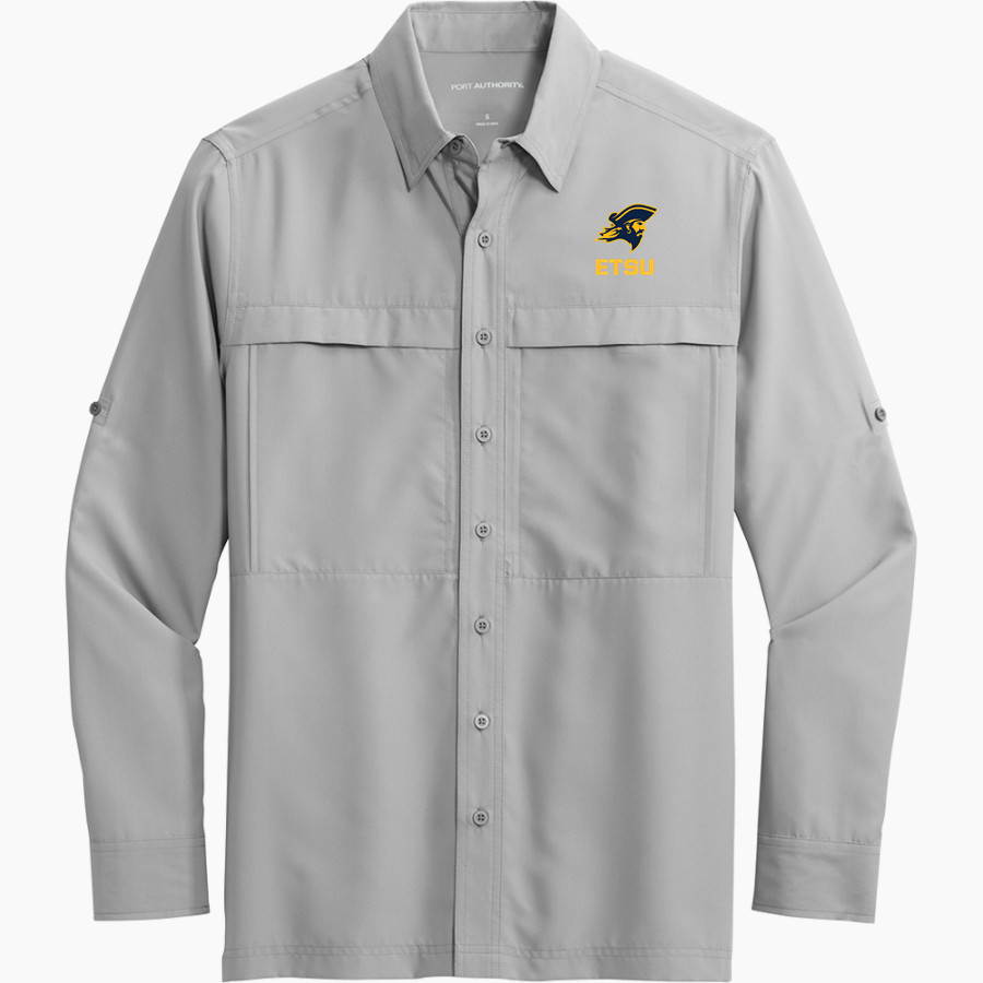 East Tennessee State University Buccaneers <span class="pdp-name-mascot">ETSU Buccaneers</span> Port Authority Men's UV Daybreak Long-Sleeve Shirt