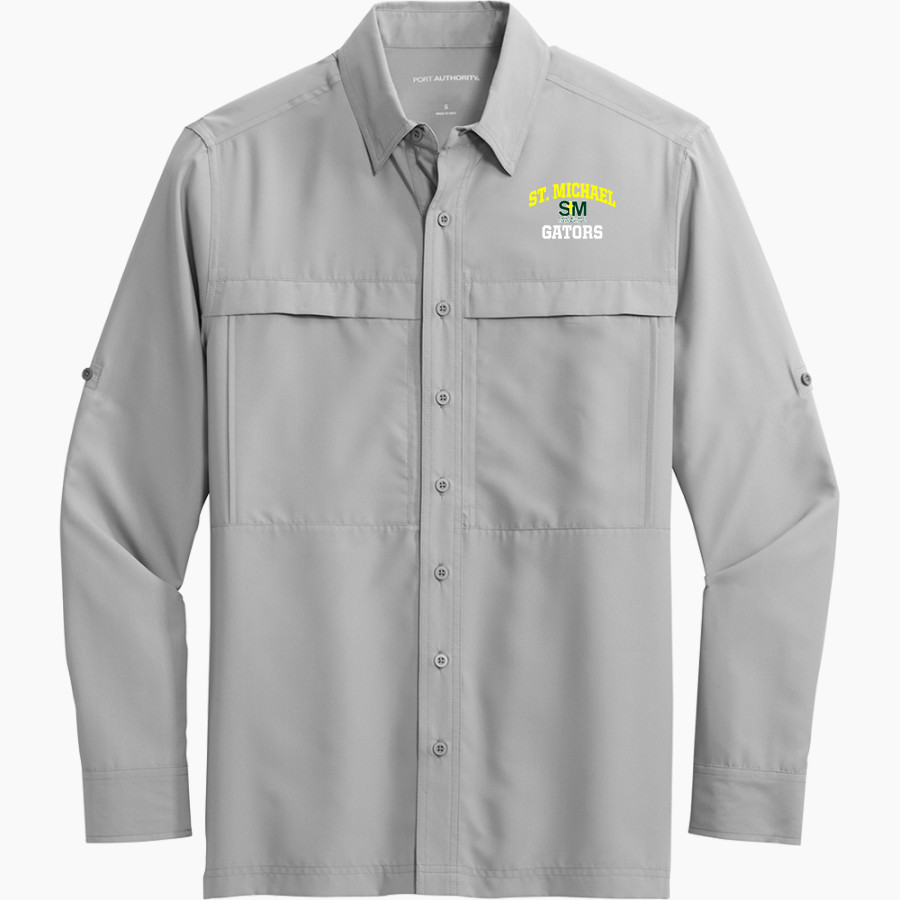 St. Michael Gators Port Authority Men's UV Daybreak Long-Sleeve Shirt