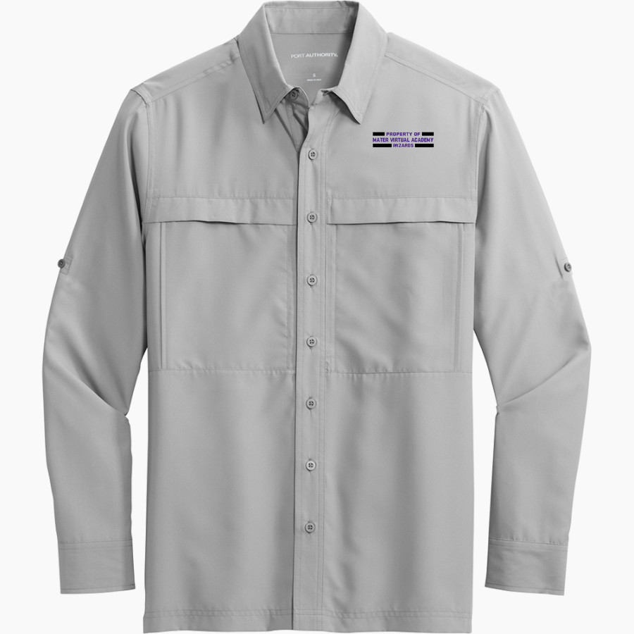 Mater Virtual Academy Wizards <span class="pdp-name-mascot">Mater Virtual Academy Wizards</span> Port Authority Men's UV Daybreak Long-Sleeve Shirt