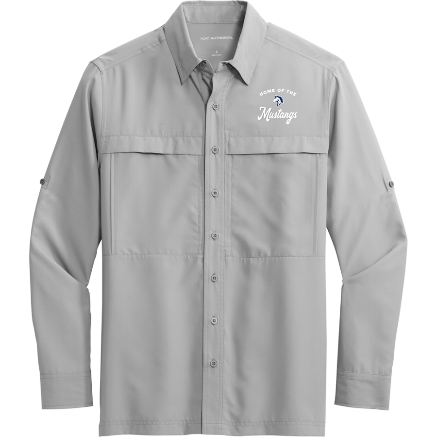 Grand Traverse Academy Mustangs <span class="pdp-name-mascot">Grand Traverse Academy Mustangs</span> Port Authority Men's UV Daybreak Long-Sleeve Shirt