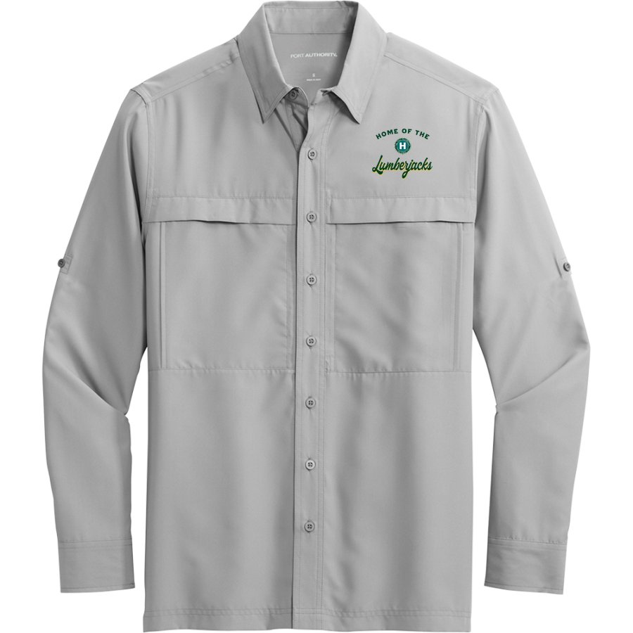 Cal Poly Humboldt Lumberjacks <span class="pdp-name-mascot">Humboldt State Lumberjacks</span> Port Authority Men's UV Daybreak Long-Sleeve Shirt
