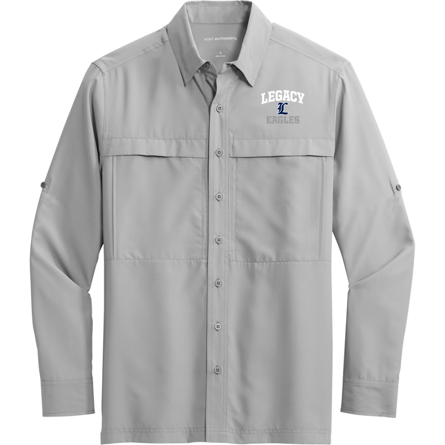 Legacy Eagles <span class="pdp-name-mascot">Legacy Charter Eagles</span> Port Authority Men's UV Daybreak Long-Sleeve Shirt