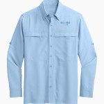 WILLOWS ACADEMY Eagles <span class="pdp-name-mascot">Willows Eagles</span> Port Authority Men's UV Daybreak Long-Sleeve Shirt Front Thumbnail