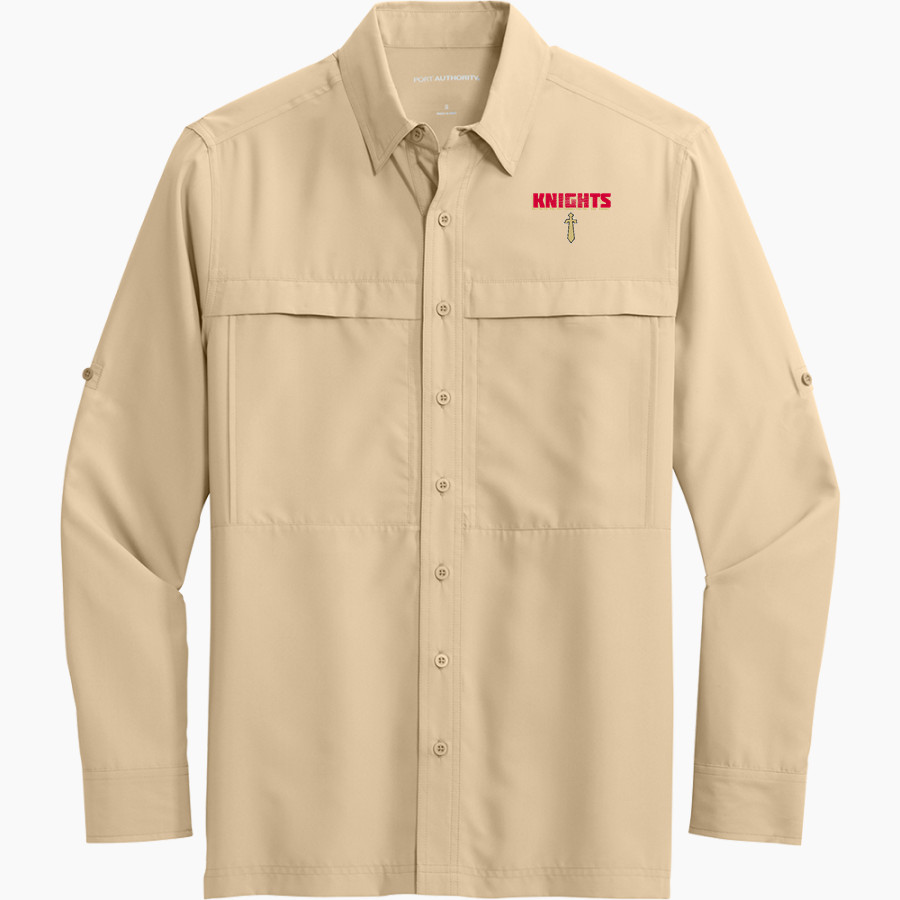ALAH HIGH SCHOOL KNIGHTS <span class="pdp-name-mascot">ARTHUR KNIGHTS</span> Port Authority Men's UV Daybreak Long-Sleeve Shirt