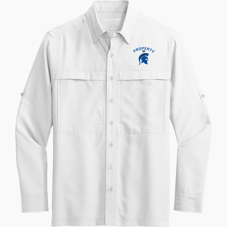 CENTENNIAL HIGH SCHOOL SPARTANS <span class="pdp-name-mascot">CENTENNIAL SPARTANS</span> Port Authority Men's UV Daybreak Long-Sleeve Shirt