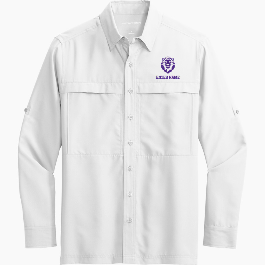 King's Academy Warriors Port Authority Men's UV Daybreak Long-Sleeve Shirt