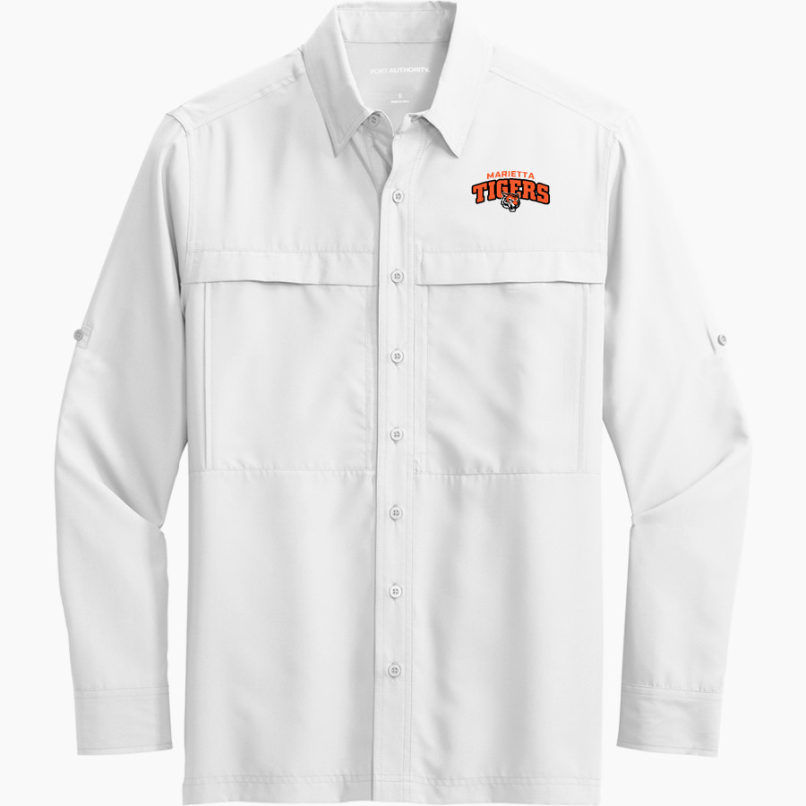 MARIETTA HIGH SCHOOL TIGERS Port Authority Men's UV Daybreak Long-Sleeve Shirt