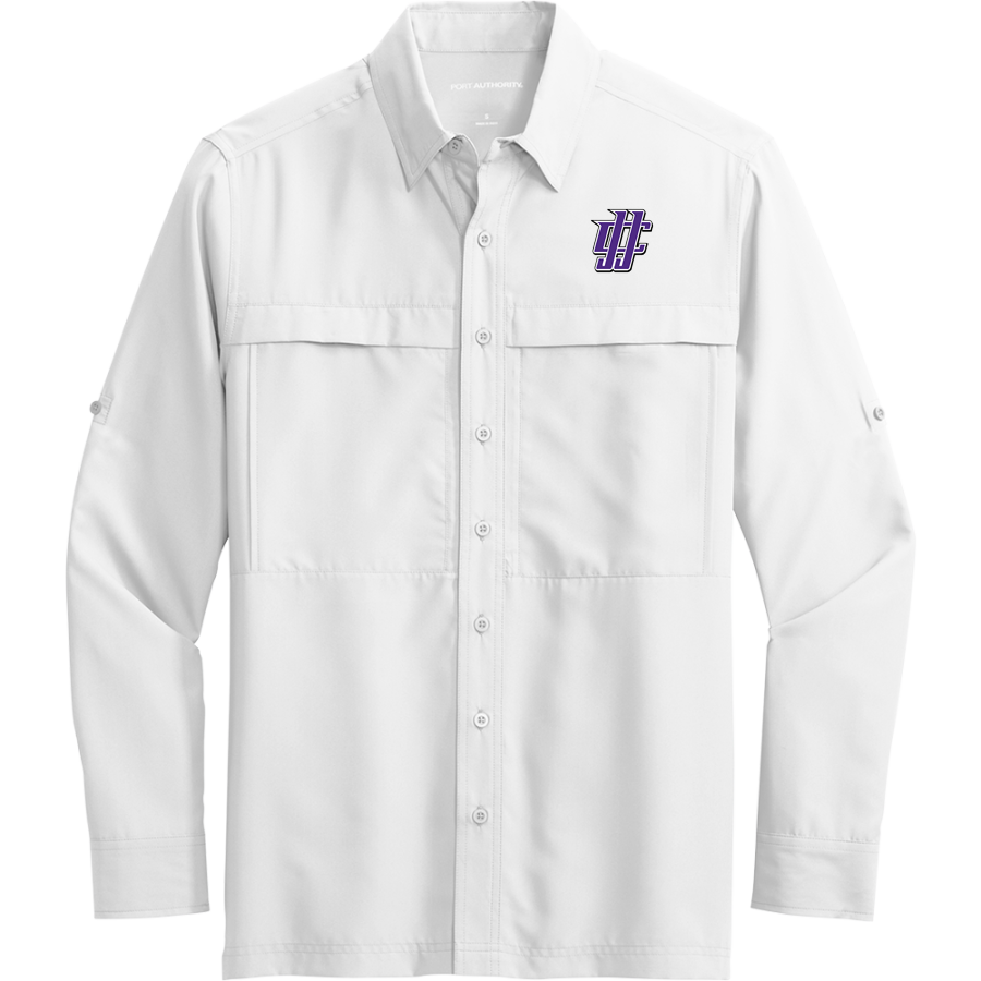 JJC Wolves <span class="pdp-name-mascot">JJC Wolves</span> Port Authority Men's UV Daybreak Long-Sleeve Shirt