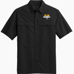 AGOURA HIGH SCHOOL CHARGERS Port Authority Men's UV Daybreak Short-Sleeve Shirt Front Thumbnail