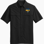 Mercy High School Tigers Online Store <span class="pdp-name-mascot">Mercy Tigers</span> Port Authority Men's UV Daybreak Short-Sleeve Shirt Front Thumbnail