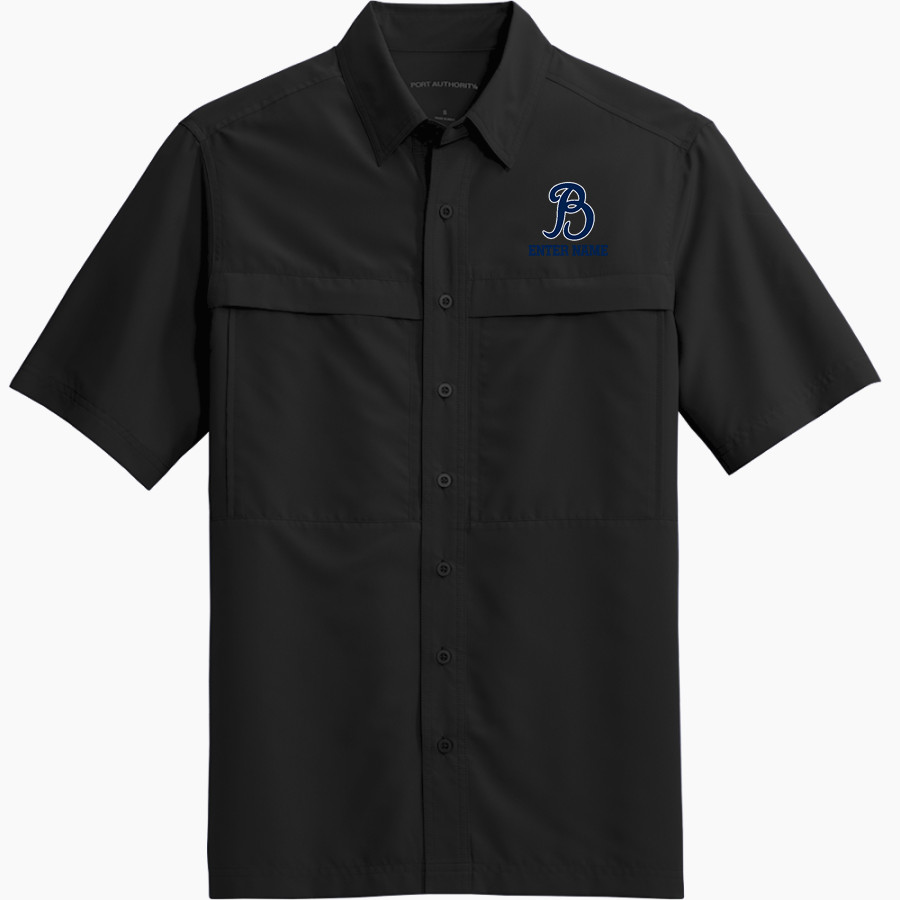 BAKER HIGH SCHOOL HORNETS <span class="pdp-name-mascot">BAKER HORNETS</span> Port Authority Men's UV Daybreak Short-Sleeve Shirt