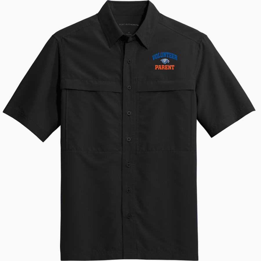 VOLUNTEER HIGH SCHOOL FALCONS <span class="pdp-name-mascot">VOLUNTEER FALCONS</span> Port Authority Men's UV Daybreak Short-Sleeve Shirt