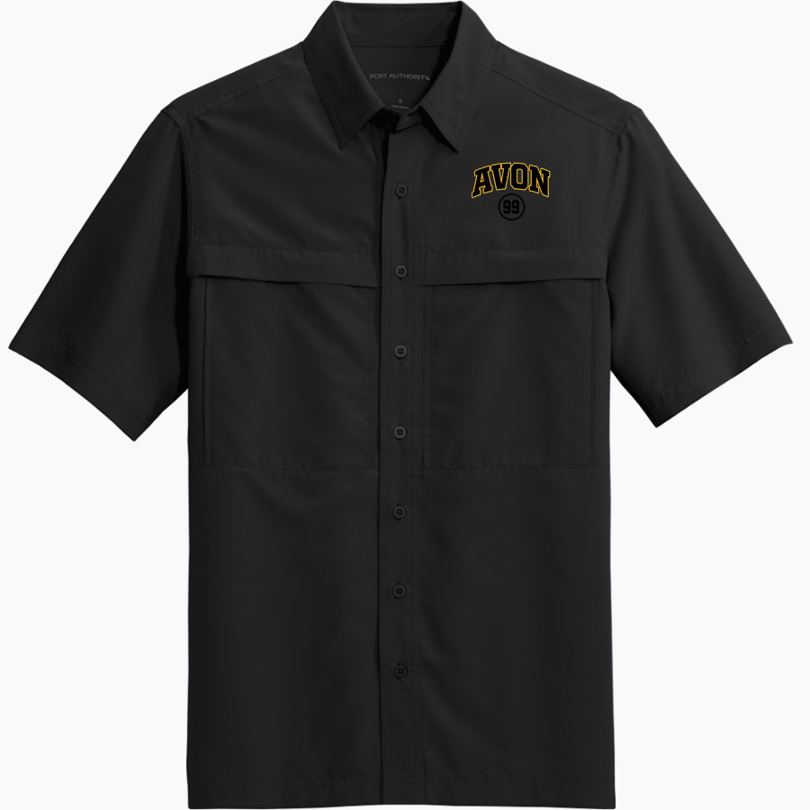 Avon Orioles <span class="pdp-name-mascot">Avon Orioles</span> Port Authority Men's UV Daybreak Short-Sleeve Shirt