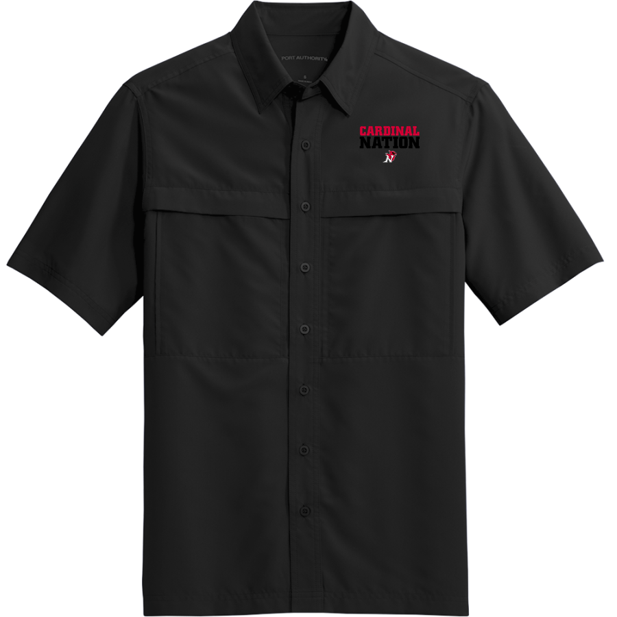 Newman Cardinals <span class="pdp-name-mascot">Newman Cardinals</span> Port Authority Men's UV Daybreak Short-Sleeve Shirt