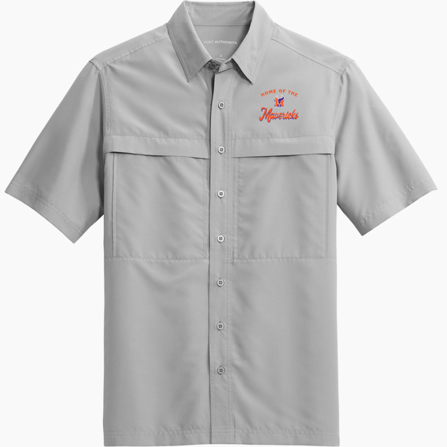 Iowa Mavericks <span class="pdp-name-mascot">Iowa Mavericks</span> Port Authority Men's UV Daybreak Short-Sleeve Shirt