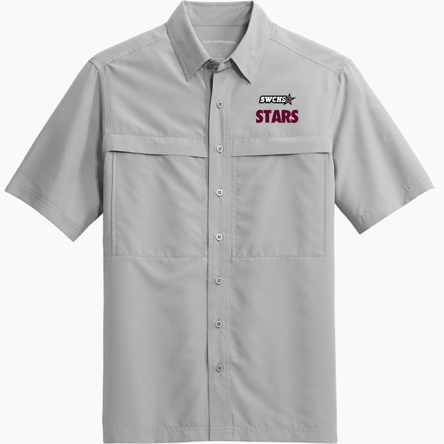 Southwest Christian Stars Port Authority Men's UV Daybreak Short-Sleeve Shirt