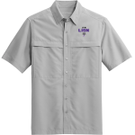LUHI Lions <span class="pdp-name-mascot">Lutheran Lions</span> Port Authority Men's UV Daybreak Short-Sleeve Shirt Front Thumbnail