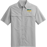 BENBROOK MIDDLE HIGH SCHOOL BOBCATS <span class="pdp-name-mascot">BENBROOK MIDDLE BOBCATS</span> Port Authority Men's UV Daybreak Short-Sleeve Shirt Front Thumbnail