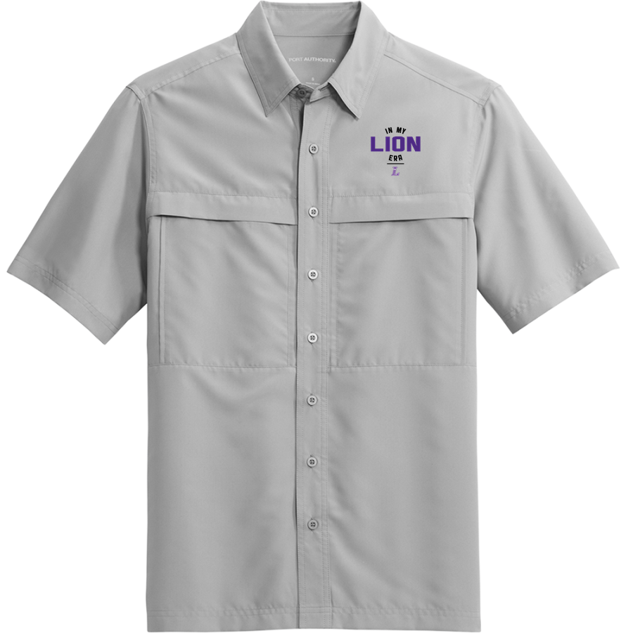 LUHI Lions <span class="pdp-name-mascot">Lutheran Lions</span> Port Authority Men's UV Daybreak Short-Sleeve Shirt