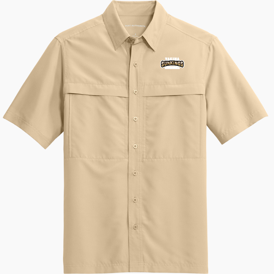 Yakima Sunkings Sunkings <span class="pdp-name-mascot">Yakima Sunkings</span> Port Authority Men's UV Daybreak Short-Sleeve Shirt