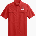 Benedictine University Mesa Redhawks <span class="pdp-name-mascot">Benedictine University Redhawks</span> Port Authority Men's UV Daybreak Short-Sleeve Shirt Front Thumbnail